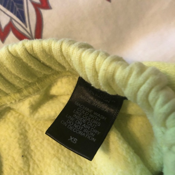 Authentic Aviator Nation Sweatpants light slightly neon green. - Picture 4 of 4